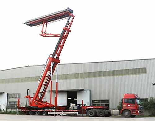  河北客戶定制一臺高空舉升壓瓦機(jī)